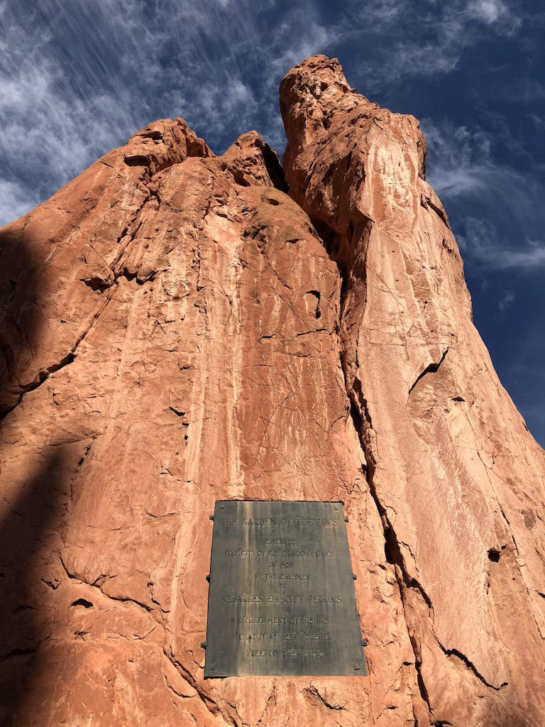 garden-of-the-gods-plaque | The Postcard